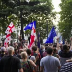 Georgia protesters.
