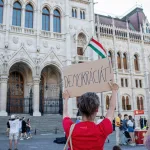 NGO protest in Hungary