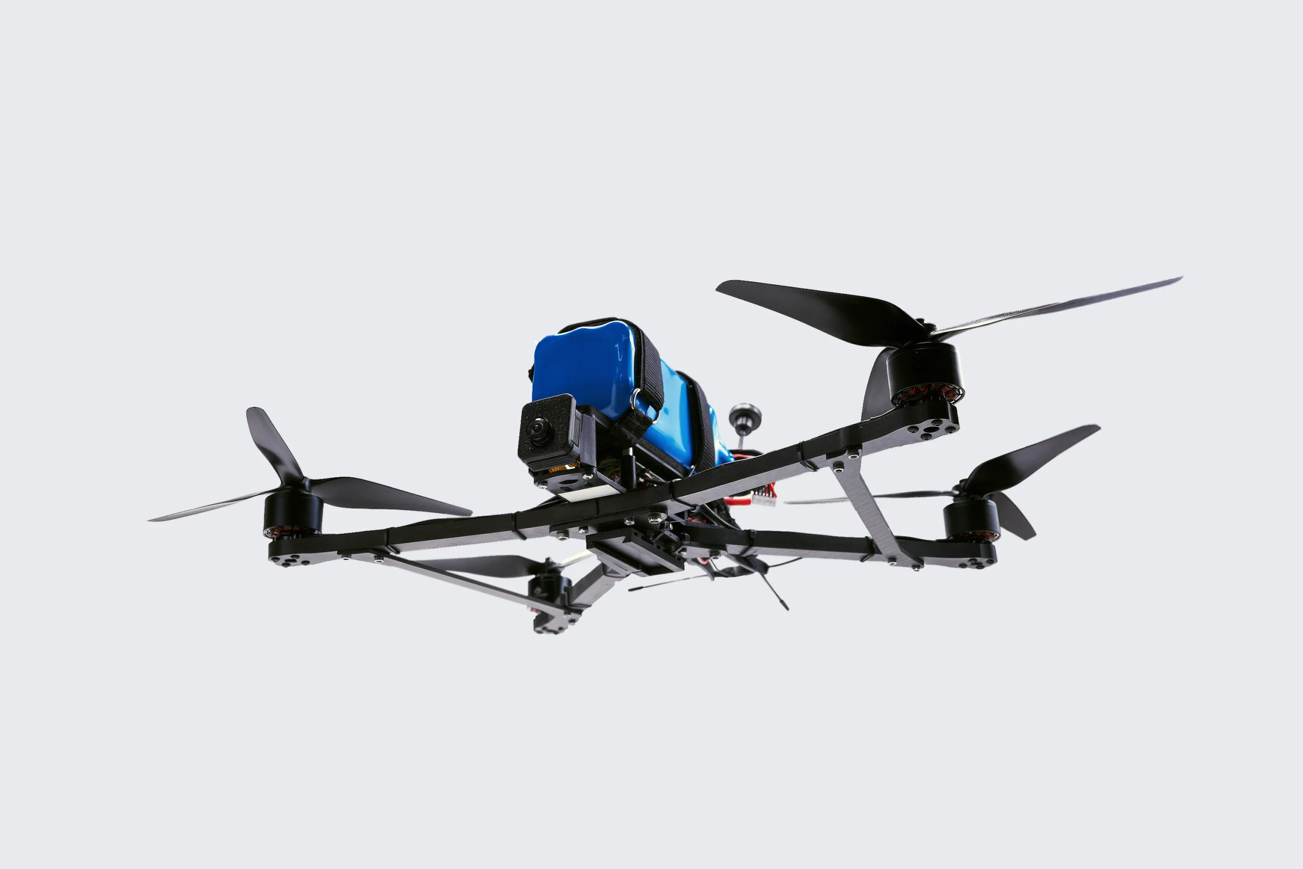 TFL-1 FPV combat drone equipped with AI-guided autonomy module developed in Ukraine, showcasing battlefield-tested defense technology and drone warfare innovation